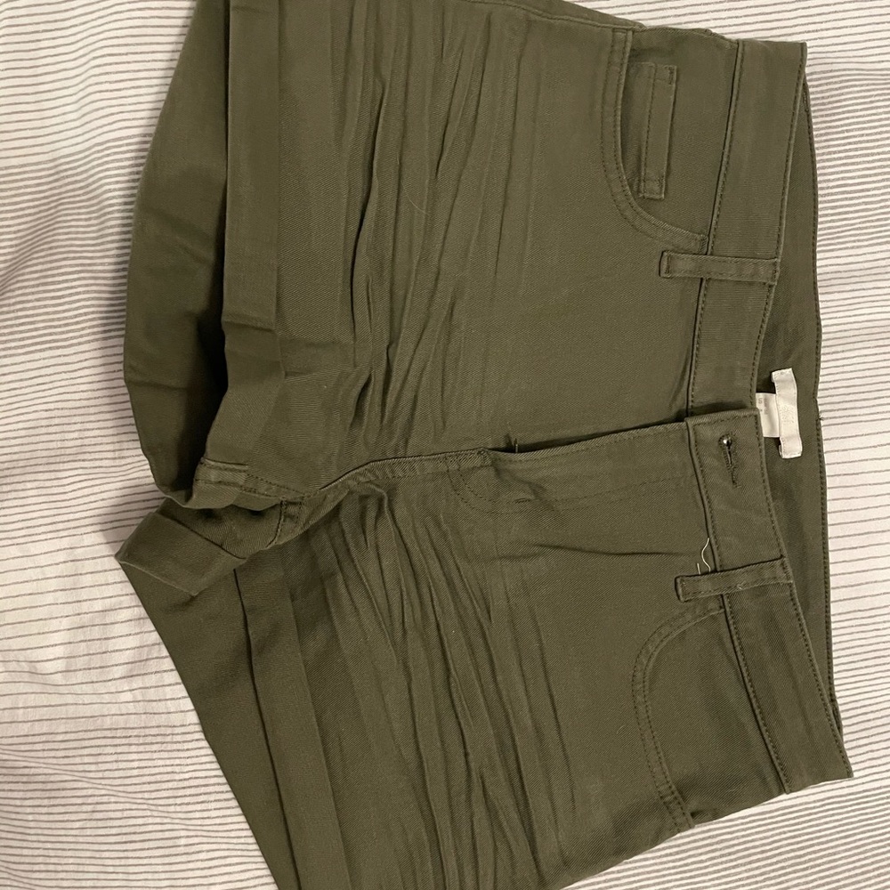 Army green Jean shorts